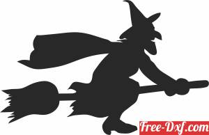 download Silhouette Witchcraft halloween clipart free ready for cut
