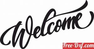 download welcome wall door sign free ready for cut