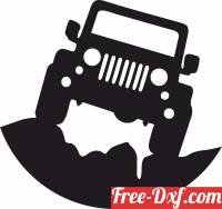 download Jeep sign free ready for cut