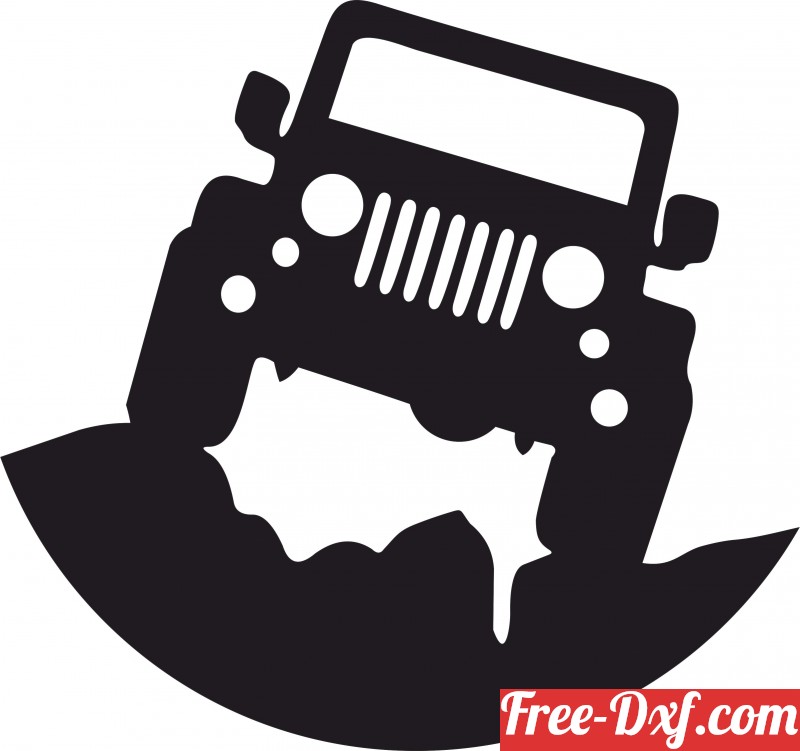 Download Download Jeep sign 5Chia High quality free Dxf files, Svg, Cdr an
