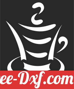 coffee cup art sign