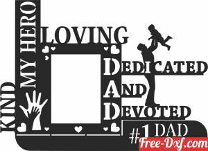 download father dad day gift holder picture free ready for cut