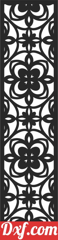 Download Door Decorative wall PATTERN dxf 5R4Bu High quality f