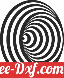 3d Swirl wall decor