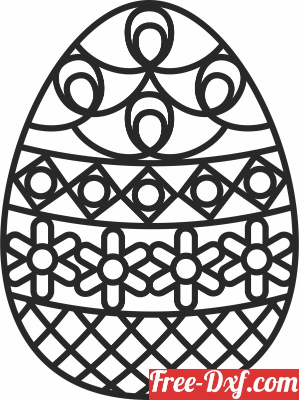 Download decorative easter egg 5VlFP High quality free Dxf files,