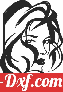 long hair women cliparts