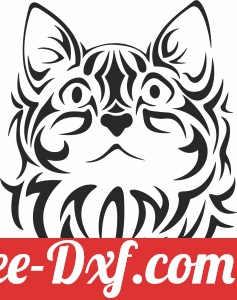 tribal Cat wall decor