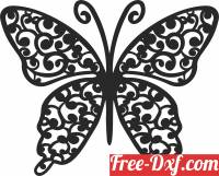 download butterfly wall decor cliparts free ready for cut