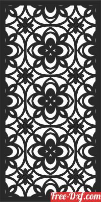download decorative pattern  Wall free ready for cut