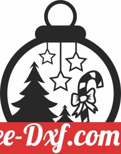 Christmas tree ornament ball