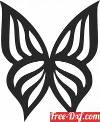 download Butterfly sign free ready for cut