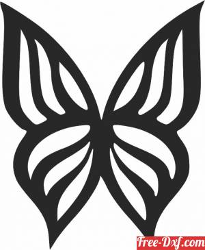 download Butterfly sign free ready for cut