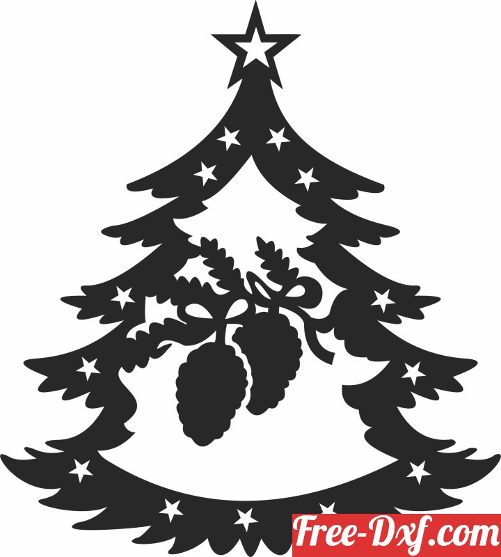 Download Christmas decor santa tree 5nutQ High quality free Dxf f