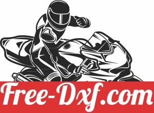 motorcyclist riding a sportbike
