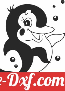 cute dolphin clipart