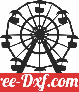 Ferris Wheel park clipart