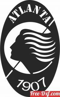 download Atalanta BC   football team logo free ready for cut