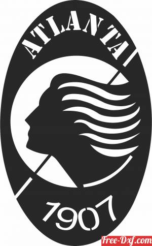 download Atalanta BC   football team logo free ready for cut