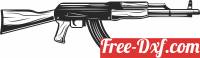 download Ak47 assault clipart free ready for cut