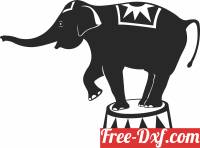 download circus elephant cliparts free ready for cut