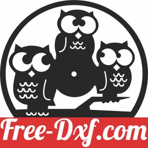 owl Wall Clock Vinyl Record