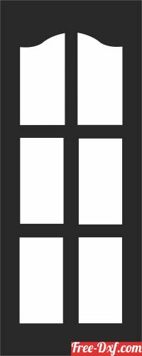 download pattern   DECORATIVE DOOR free ready for cut