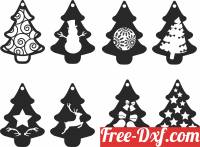 download christmas trees pack free ready for cut