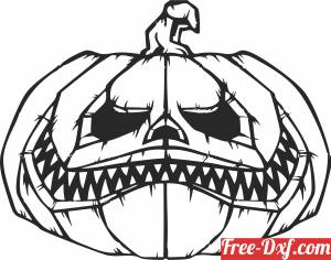 download Angry pumpkin holloween clipart free ready for cut