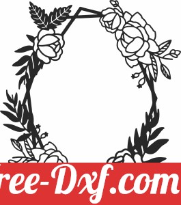 floral frame border