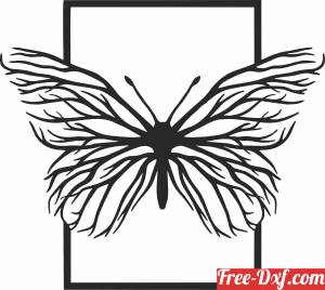 download butterfly tree branches free ready for cut