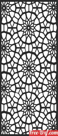 download Door  Decorative  wall  Decorative screen free ready for cut