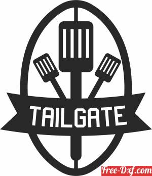 download tailgate sign free ready for cut