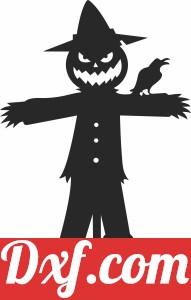 Halloween Scarecrow Silhouette