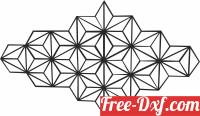 download Geometric wall decor Mandala free ready for cut