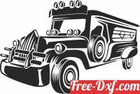 download Jeepney bus free ready for cut