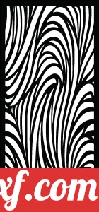 decorative panel wall separator door pattern