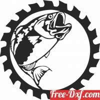 download Fish clipart wall decor free ready for cut