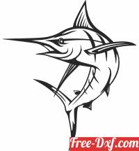 download Marline fish free ready for cut