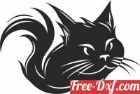 download Fish Cat Animal Silhouette free ready for cut