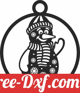 christmas snowman ornament