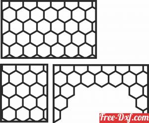 download SCREEN Door   decorative pattern free ready for cut