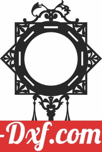 Mirror frame wall decor
