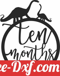 Baby ten months Milestone dinosaur