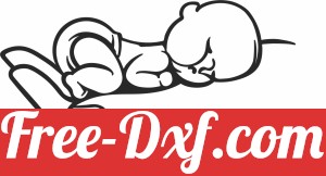 Hand holding a newborn baby clipart