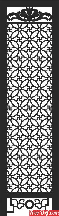 download Decorative   SCREEN  wall PATTERN   door free ready for cut