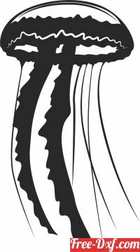download Jellyfish clipart free ready for cut