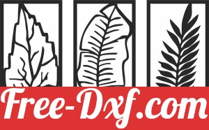 leaves panels wall decor