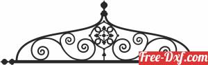 download decorative arched design art free ready for cut