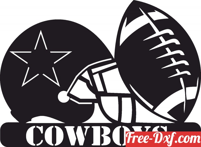 Cowboy Helmet Svg, Sport Svg, Dallas Cowboy Svg, Dallas