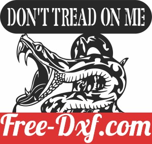 dont tread on me snake cliparts